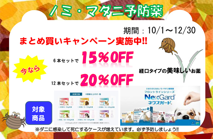 ノミダニキャンペーン